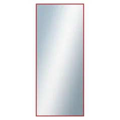 DANTIK - Zrkadlo v ráme - rozmery s rámom cca 60x140 cm z hliníkovej lišty červenej farby P269-210 (7269210)