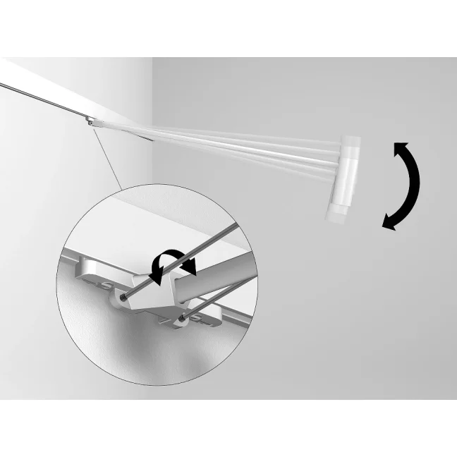 Závesný systém na obrazy - Illume Beam Svetlo 15° biele 50 cm