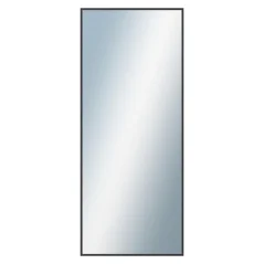 DANTIK - Zrkadlo v ráme - rozmery s rámom cca 50x120 cm z hliníka čiernej farby - P03-021 (7003021)