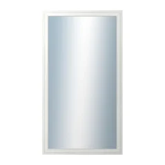 DANTIK - Zarámované zrkadlo - rozmer s rámom cca 50x90 cm z lišty LYON biela (2666)