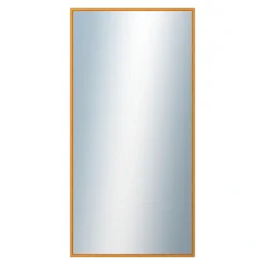 DANTIK - Zarámované zrkadlo - rozmer s rámom cca 50x100 cm z lišty Hliník oranžová - P269-217 (7269217)