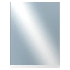 DANTIK - Zarámované zrkadlo - rozmer s rámom cca 40x50 cm z lišty FC biela vysoká (2186)