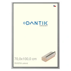 DANTIK obraz, puzzle, fotorámik 70x100 | RIVIERA zelená (Plexi Clear)