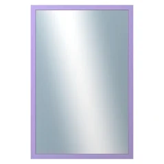 DANTIK - Zarámované zrkadlo - rozmer s rámom cca 40x60 cm z lišty PASTELKA svetlo fialová rovná (2565)