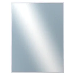 DANTIK - Zarámované zrkadlo - rozmer s rámom cca 60x80 cm z lišty Hliník strieborná - P03-004 (7003004)
