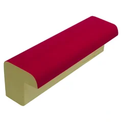 Rámová koľajnica DANTIK - 2159 - CUBE červená morená