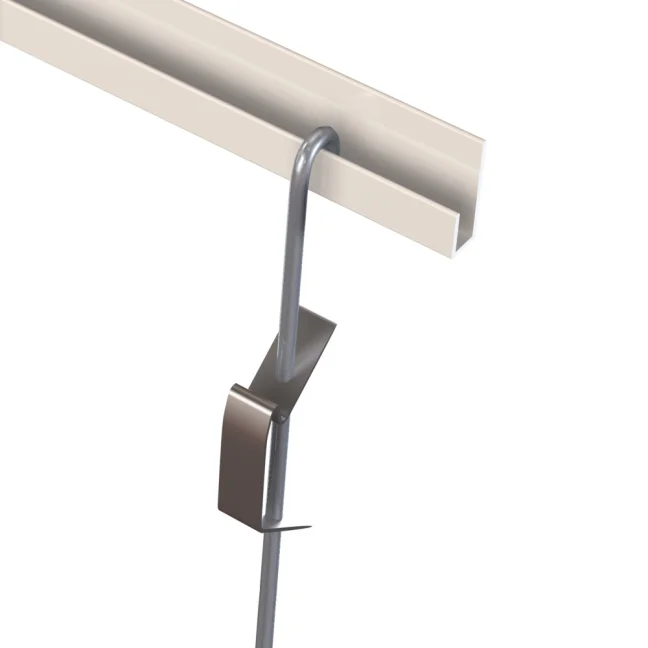 Závesný systém na obrazy Classic Rail Bar steel silver 2m
