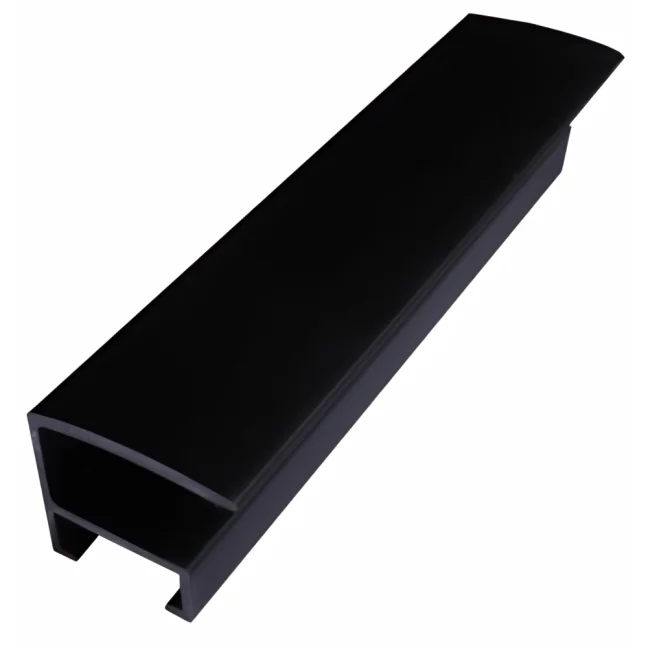 DANTIK - Zarámované zrcadlo - rozměr s rámem cca 50x140 cm z lišty Hliník černá - P05-021 (7005021)