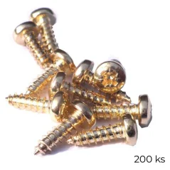 Vrut zlatý ocel 3 -5x13 mm (1000ks)