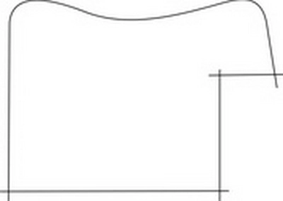 Rámová lišta DANTIK - 1257 - THONET červená malá