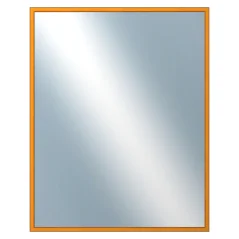 DANTIK - Zarámované zrkadlo - rozmer s rámom cca 40x50 cm z lišty Hliník oranžová - P269-217 (7269217)