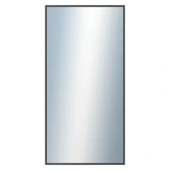 DANTIK - Zarámované zrcadlo - rozměr s rámem cca 50x100 cm z lišty Hliník černá - P269-021 (7269021)