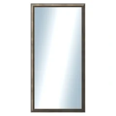 DANTIK - Zarámované zrkadlo - rozmer s rámom cca 60x120 cm z lišty Ferrosa grafit (3141)