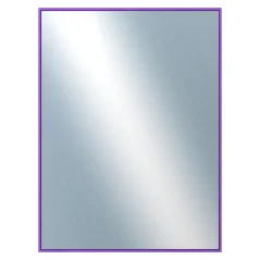 DANTIK - Zarámované zrkadlo - rozmer s rámom cca 60x80 cm z lišty Hliník modrá m. - P02-242 (7002242)