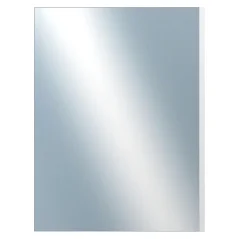 DANTIK - Zarámované zrkadlo - rozmer s rámom cca 60x80 cm z lišty FC biela vysoká (2186)