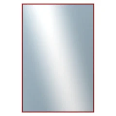 DANTIK - Zarámované zrkadlo - rozmer s rámom cca 80x120 cm z lišty Hliník vínová - P269-209 (7269209)