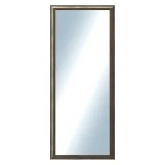 DANTIK - Zarámované zrkadlo - rozmer s rámom cca 50x120 cm z lišty Ferrosa grafit (3141)
