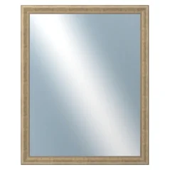 DANTIK - Zrkadlo v ráme - rozmery s rámom cca 80x100 cm z lišty WING malá strieborná patina (2775)