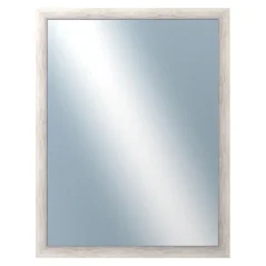 DANTIK - Zarámované zrkadlo - rozmer s rámom cca 70x90 cm z lišty PAINT biela veľká (2960)