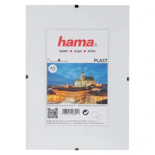 Hama Euroklip clip-Fix - průhledný plast 9x13