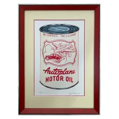 Zarámovaný obraz Motor oil autoplane