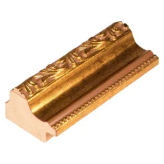 Rámová lišta DANTIK - 3007 - KLASIK zlatá malá