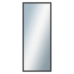 DANTIK - Zrkadlo v ráme - rozmery s rámom cca 50x120 cm z hliníka čiernej farby - P05-021 (7005021)