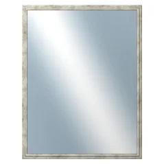 DANTIK - Zarámované zrkadlo - rozmer s rámom cca 70x90 cm z lišty TRITON strieborná (2143)