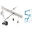 Systém na zavesenie obrazu - SET Combi Rail Light 3 m (6x Perlon 6x AG 3x svetlo)