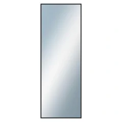 DANTIK - Zrkadlo v ráme - rozmery s rámom cca 50x140 cm z hliníka čierny lesklý - P269-016 (7269016)