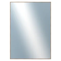 DANTIK - Zarámované zrkadlo - rozmer s rámom cca 50x70 cm z lišty Hliník wenge - P273-515 (7273515)