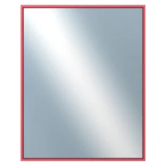 DANTIK - Zrkadlo v ráme - rozmery s rámom cca 40x50 cm z hliníkového profilu 02 červená m.