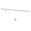 Závesný systém na obrazy - SET Contour Rail strieborná (4x oceľ 4x MG1)