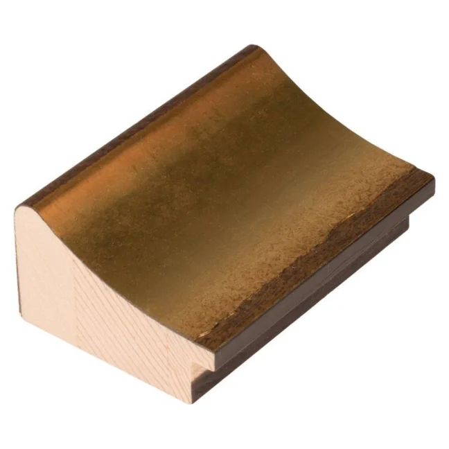 Rámová lišta DANTIK - 3022 - METAL AU prohlá velká