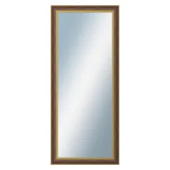 DANTIK - Zrkadlo v ráme - rozmery s rámom cca 60x140 cm z pásu RED GOLD plast (3069)