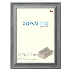 DANTIK obraz, puzzle, fotorámik 29,7x42 | CHURCH small grey (Plexi Clear) DANTIK obraz, puzzle, fotorámik 29,7x42 | CHURCH small grey (Plexi Clear)