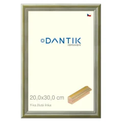 DANTIK obrázok, puzzle, fotorámik 20x30 | Y-ka yellow line (sklo číre)