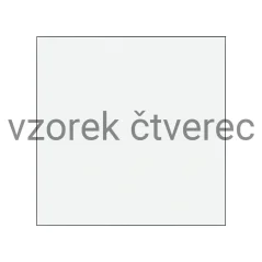 Vzorek 4x4 cm paspartovacího kartonu MUS289 - Hedvábně šedá