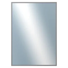 DANTIK - Zarámované zrkadlo - rozmer s rámom cca 50x70 cm z lišty Hliník platina - P269-019 (7269019)