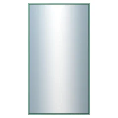 DANTIK - Zarámované zrkadlo - rozmer s rámom cca 50x90 cm z lišty Hliník zelená m. - P02-246 (7002246)