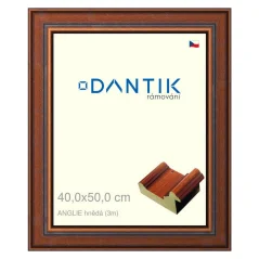 DANTIK obraz, puzzle, fotorámik 40x50 | ENGLAND hnedá (Plexi Clear)