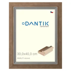 DANTIK obraz, puzzle, fotorámik 30x40 | AMALFI okrová (Plexi Clear)