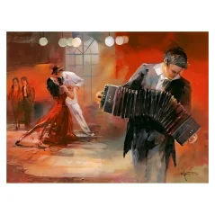 Reprodukcia Haenraets Willem - Bandoneon - 80x60