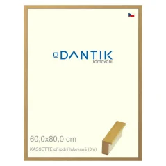 DANTIK obraz, puzzle, foto rám 60x80 | KASSETTE prírodný lak (Plexi Clear)