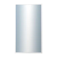 DANTIK - Zarámované zrkadlo - rozmer s rámom cca 50x90 cm z lišty FC biela vysoká (2186)