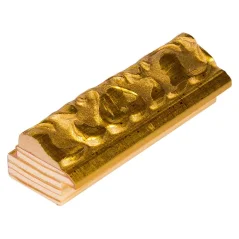 Rámová lišta DANTIK - 3251 - Staré zlato s ornamentom