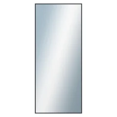DANTIK - Zrkadlo v ráme - rozmery s rámom cca 60x140 cm z hliníka čiernej farby - P02-021 (7002021)