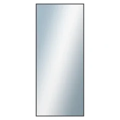 DANTIK - Zrkadlo v ráme - rozmery s rámom cca 60x140 cm z hliníka čiernej farby - P03-021 (7003021)