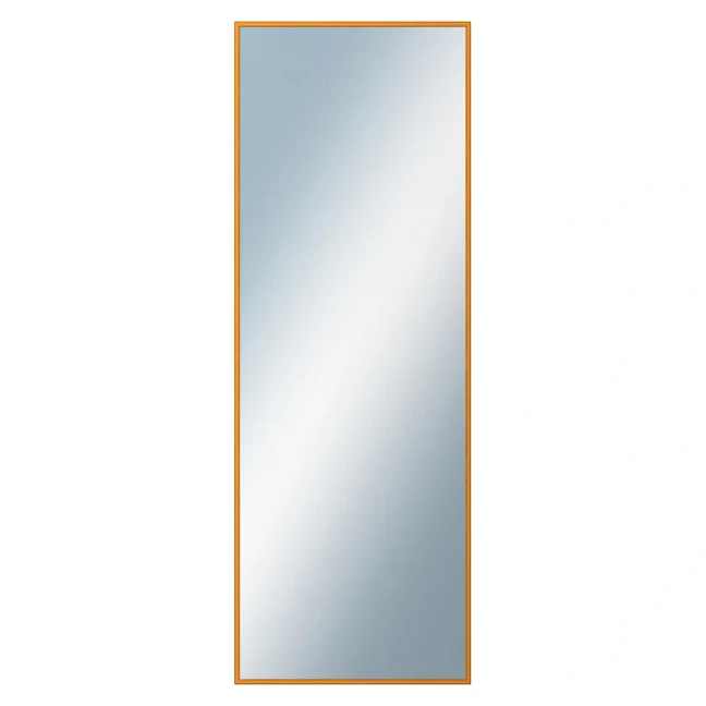DANTIK - Zarámované zrcadlo - rozměr s rámem cca 50x140 cm z lišty Hliník oranžová - P269-217 (7269217)