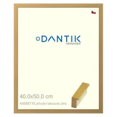 DANTIK obraz, puzzle, foto rám 40x50 | KASSETTE prírodný lak (Plexi Clear)